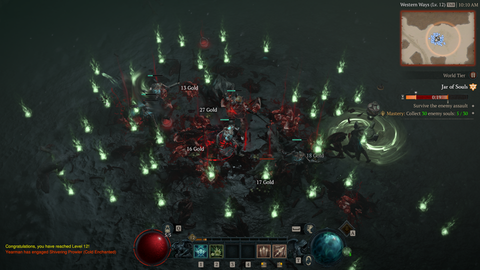 Attacking enemies with spiritual spells in Diablo 4 (2023)