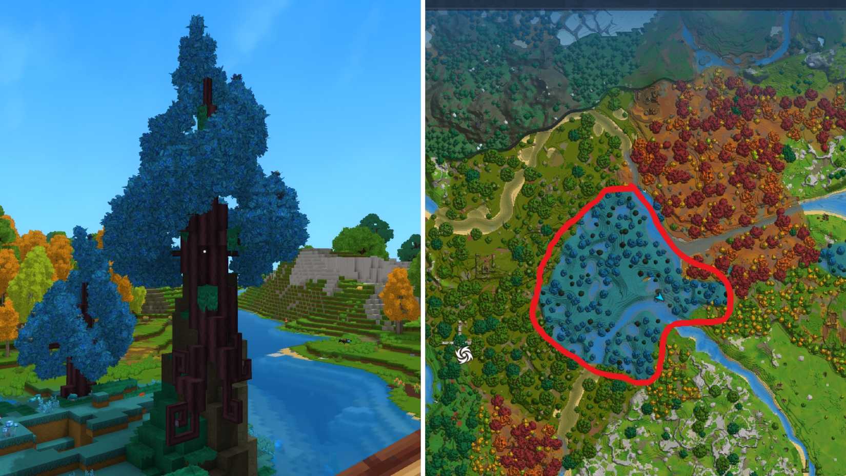 Лазурное бревно