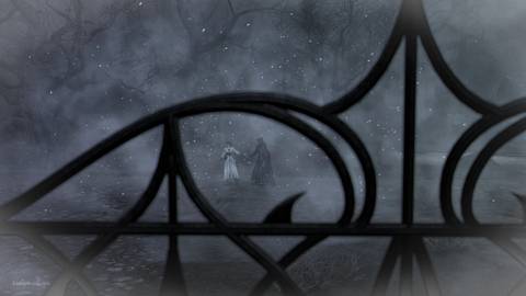 baldur's gate 3 barovia mod snow fence-1