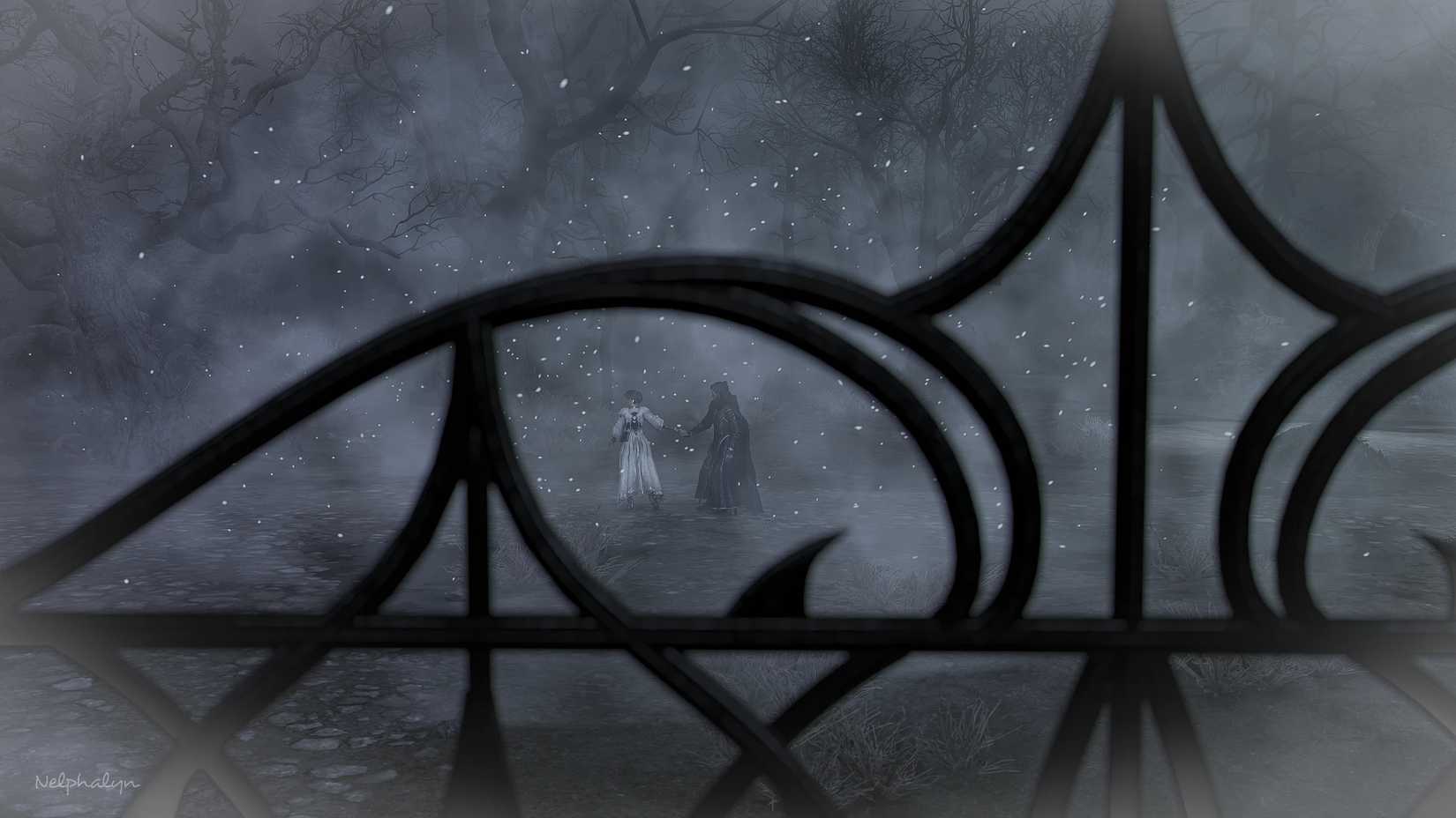 baldur's gate 3 barovia mod snow fence-1