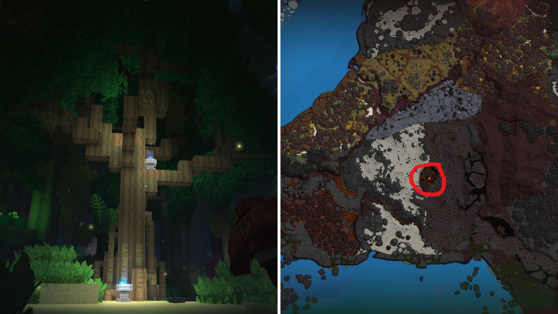 tronco de baniano Hytale