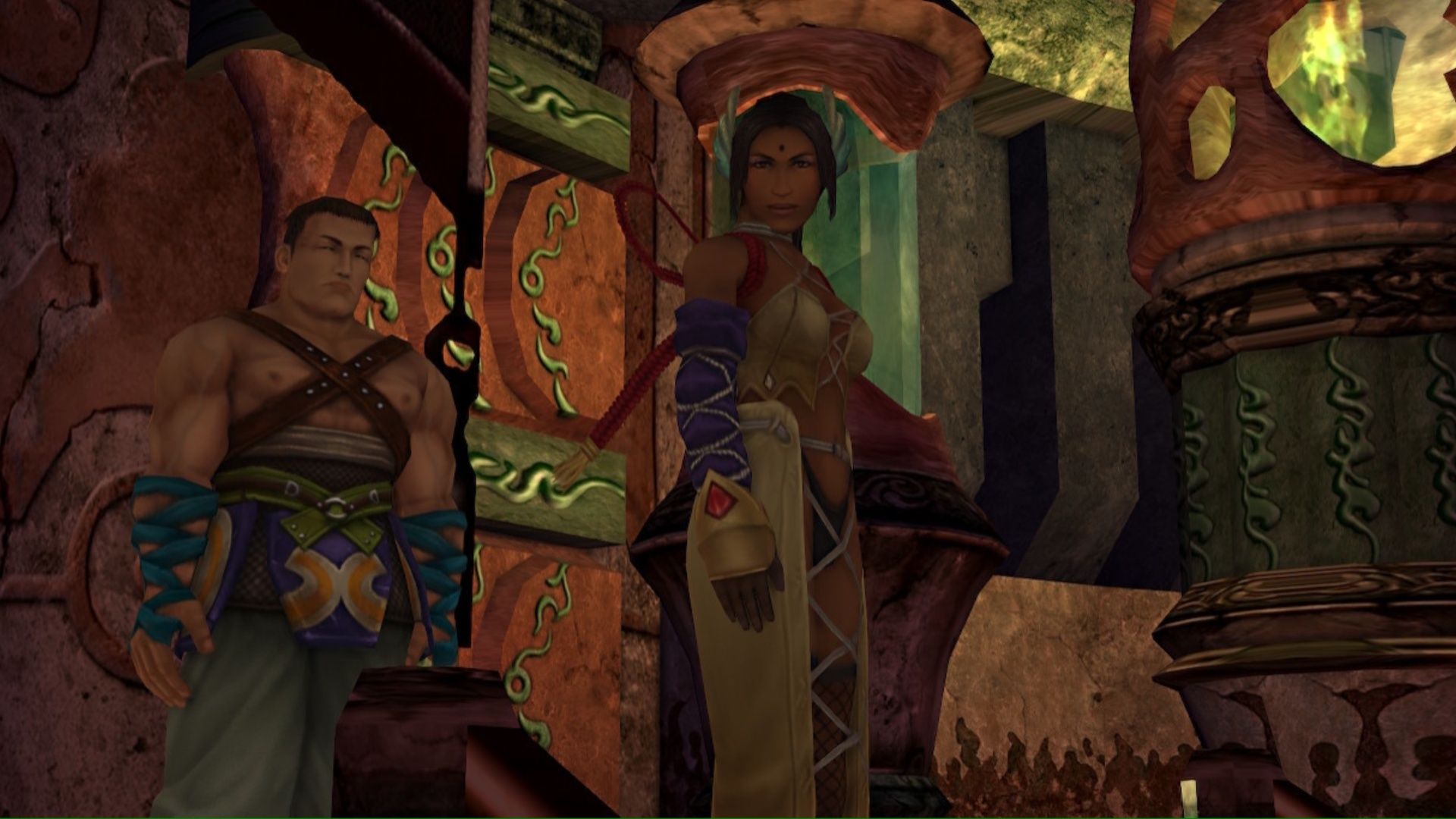 Barthello and Dona in Final Fantasy 10 (2001)