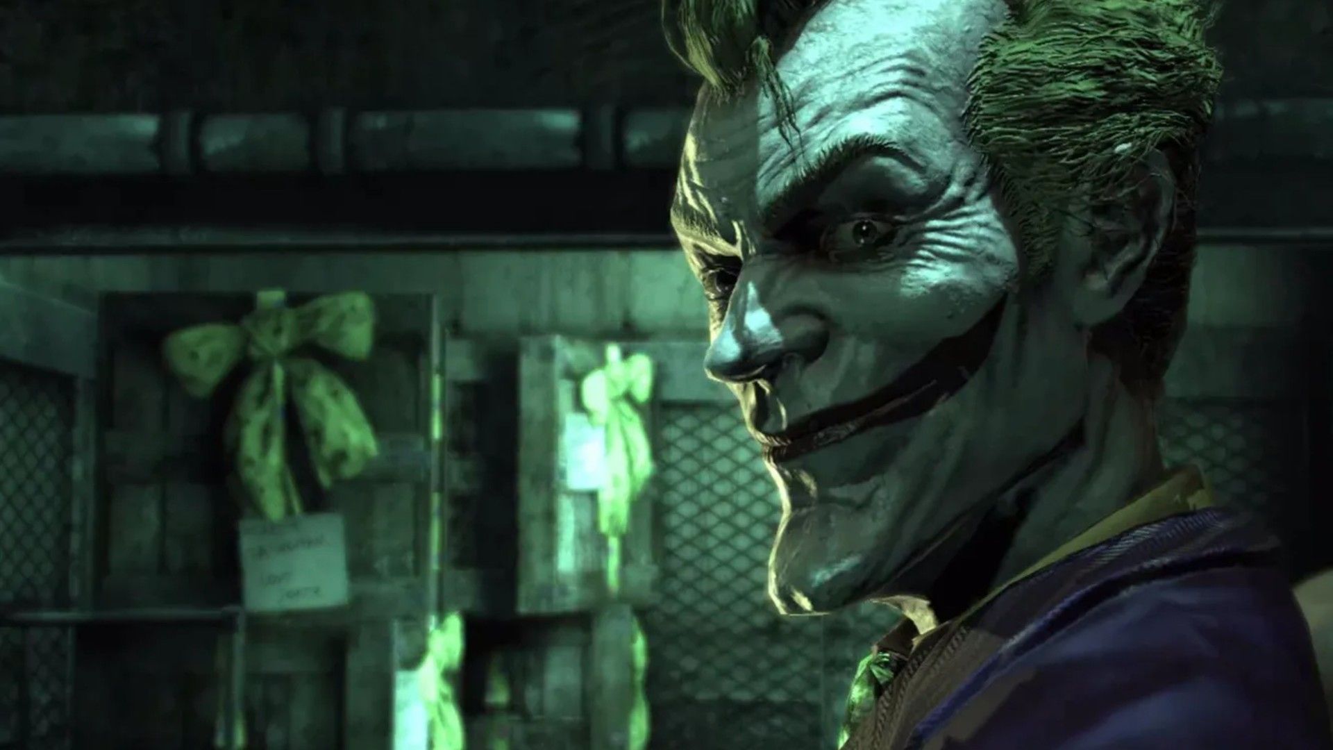 Batman Arkham Asylum Joker Close Up
