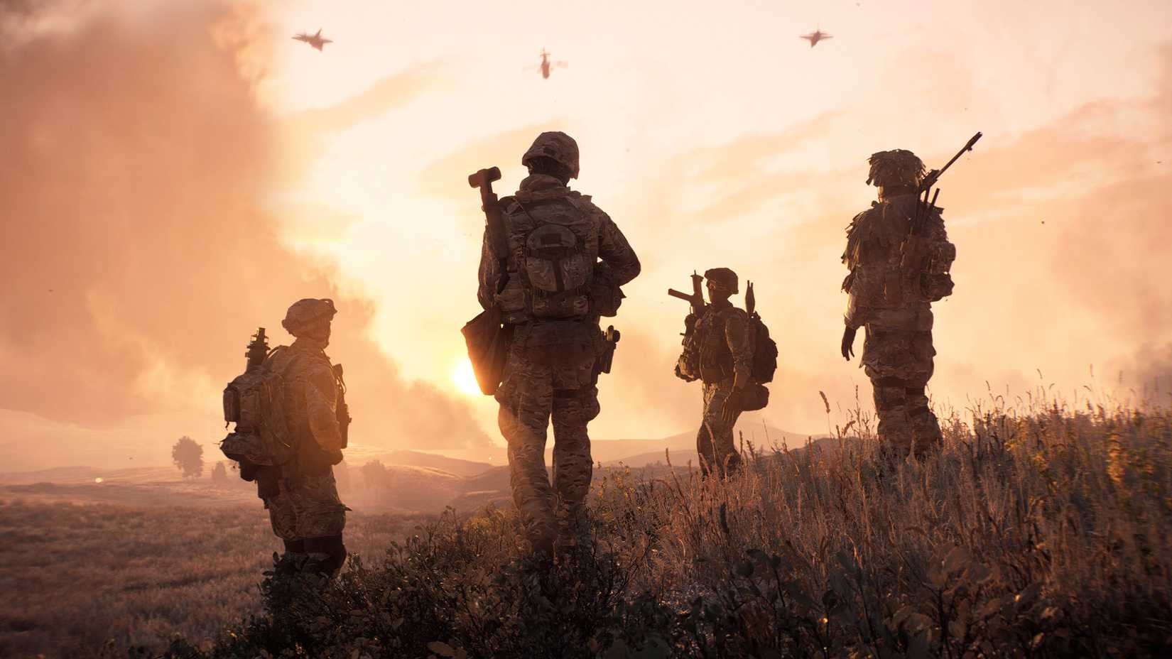 battlefield 6 soldiers hanging together