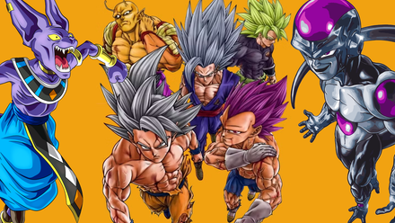 Beerus, Orange Piccolo, Gohan Beast, Legendary Super Saiyan Broly, Black Frieza, Ultra Instinct Goku and Ultra Ego Vegeta