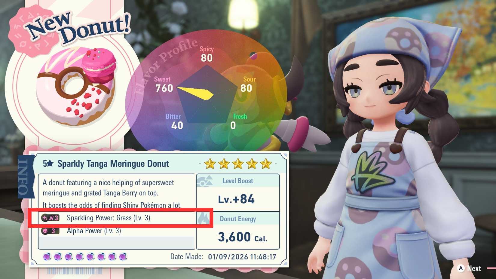 best donut recipe for shiny hunting in pokemon legends za mega dimension-1