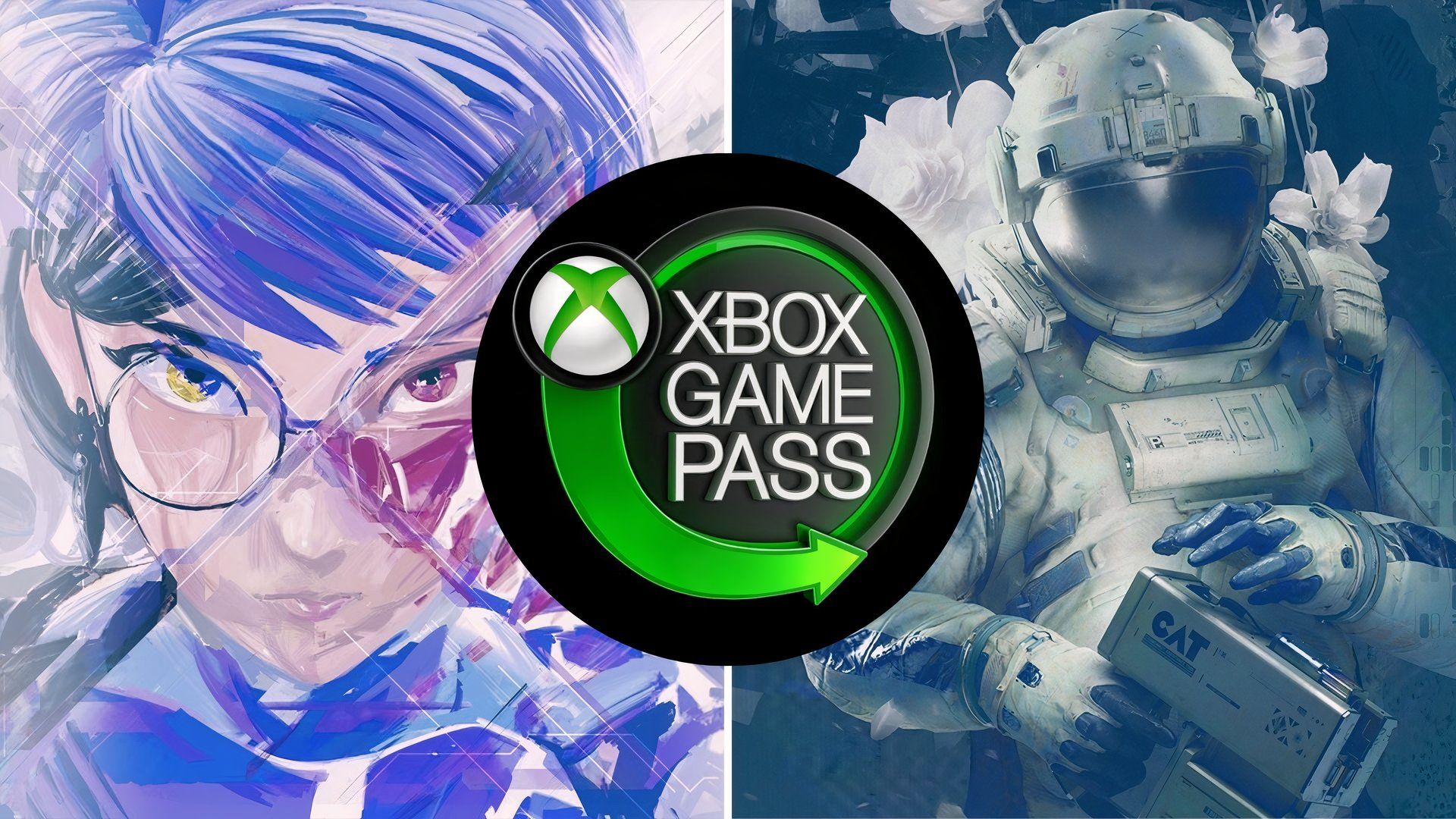 1000xResist and Routine game covers behind Xbox Game Pass logo