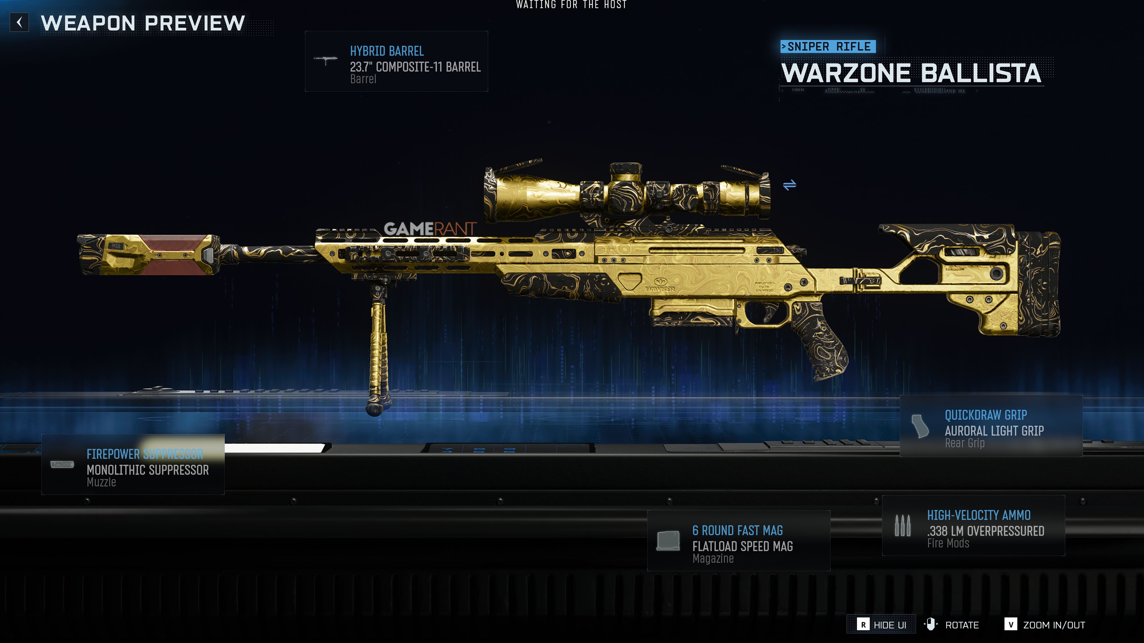 Best Meta Hawker HX Loadout for Warzone