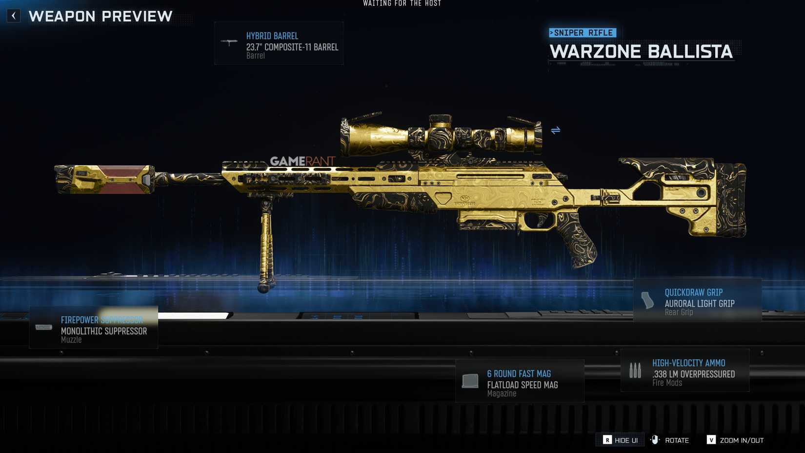 Best Meta Hawker HX Loadout for Warzone