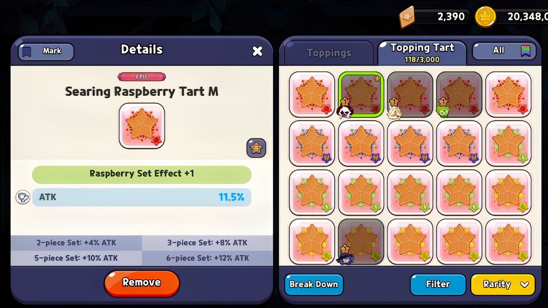 best tart for dark enchantress cookie in cookie run kingdom