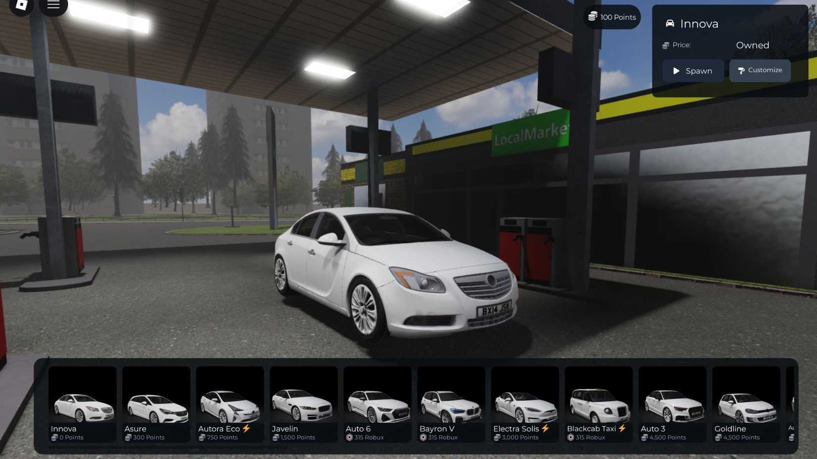 Birmingham Vehicle Simulator - cars