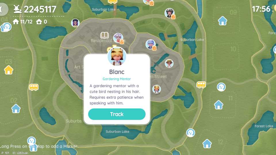 Blanc Gardening Mentor Heartopia