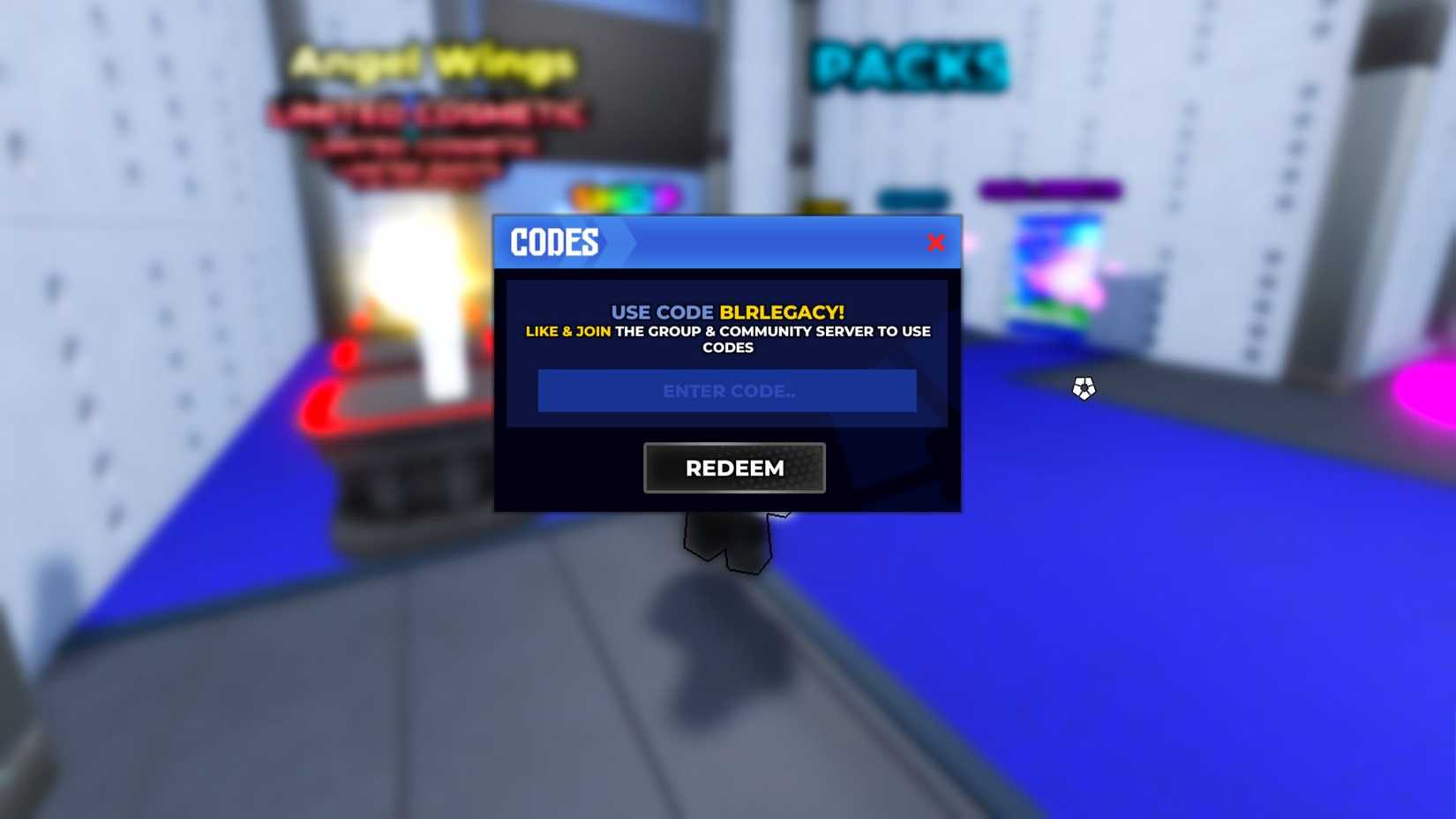 BLR Legacy the codes tab