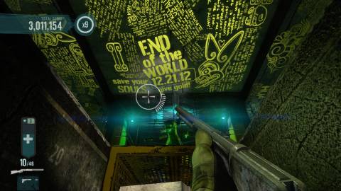 Blue Estate graffiti end of the world