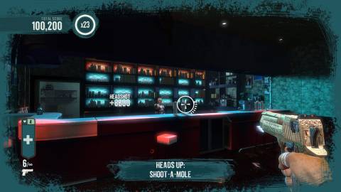 Blue Estate head up shoot a mole