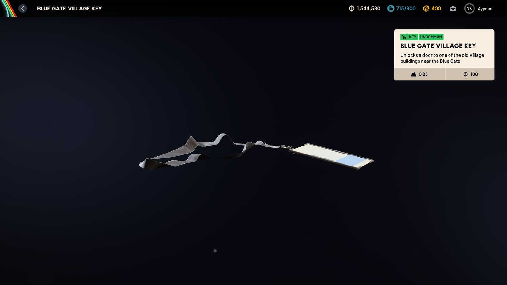 Blue Gate Village Key ARC Raiders 