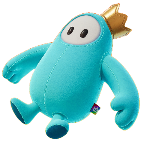 Blue Plushie Bean Back Bling