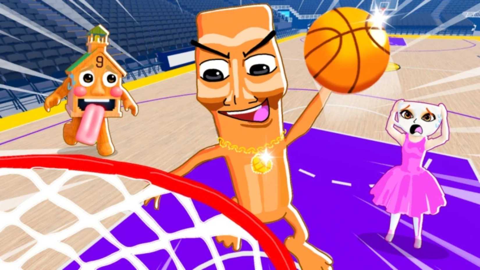 Brainrotted Basketball characters