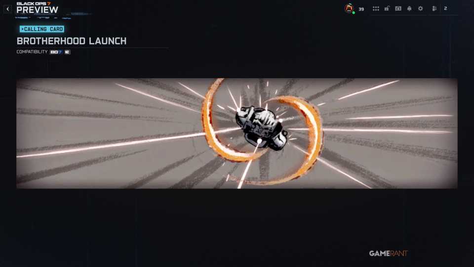 Brotherhood Launch (Calling Card) - Black Ops 7