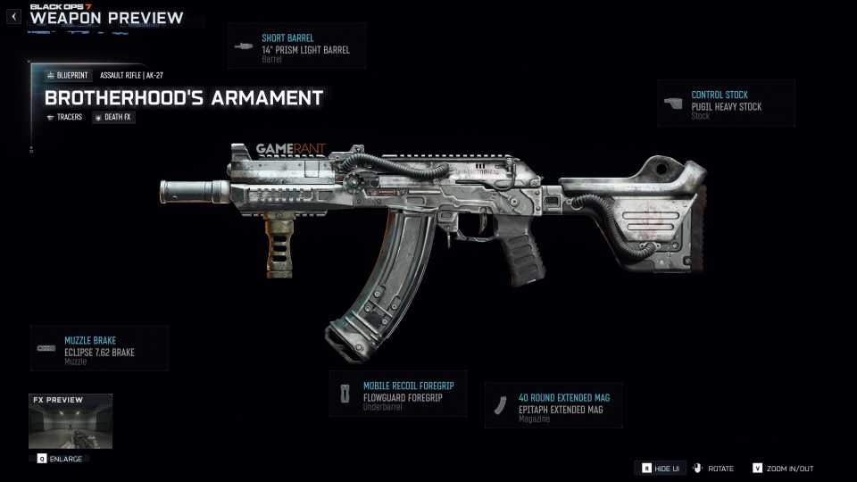 Brotherhood’s Armament (AK-27 Blueprint) - Black Ops 7