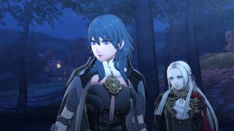 Byleth and Edelgard in Fire Emblem Three Houses (2019)
