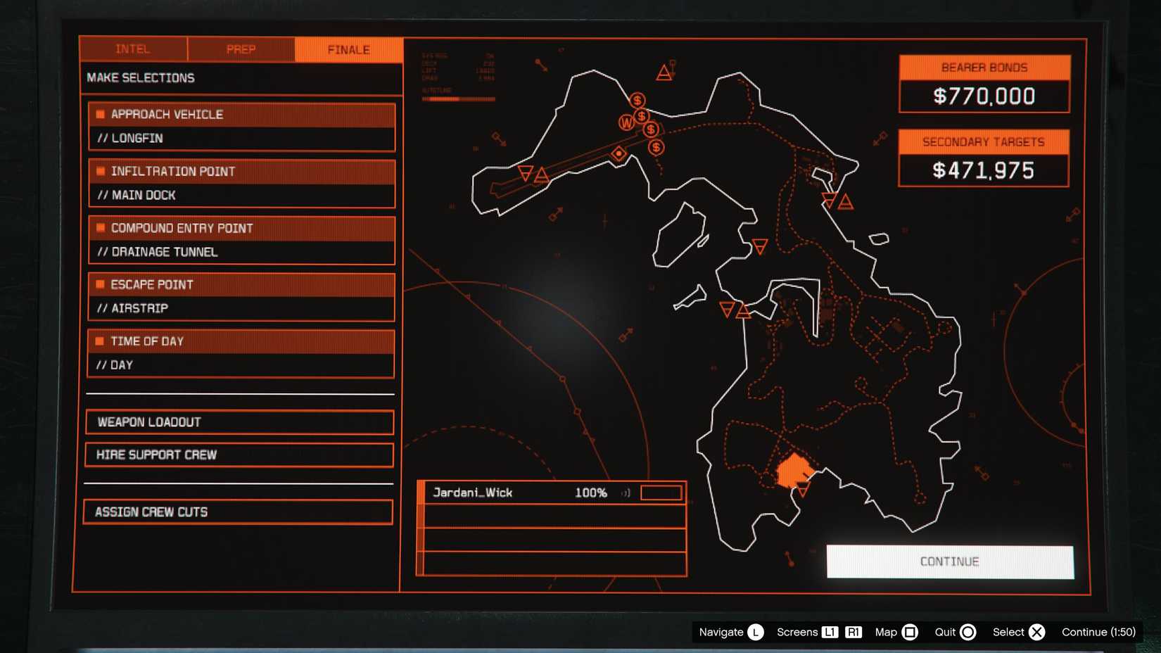 cayo perico finale screen