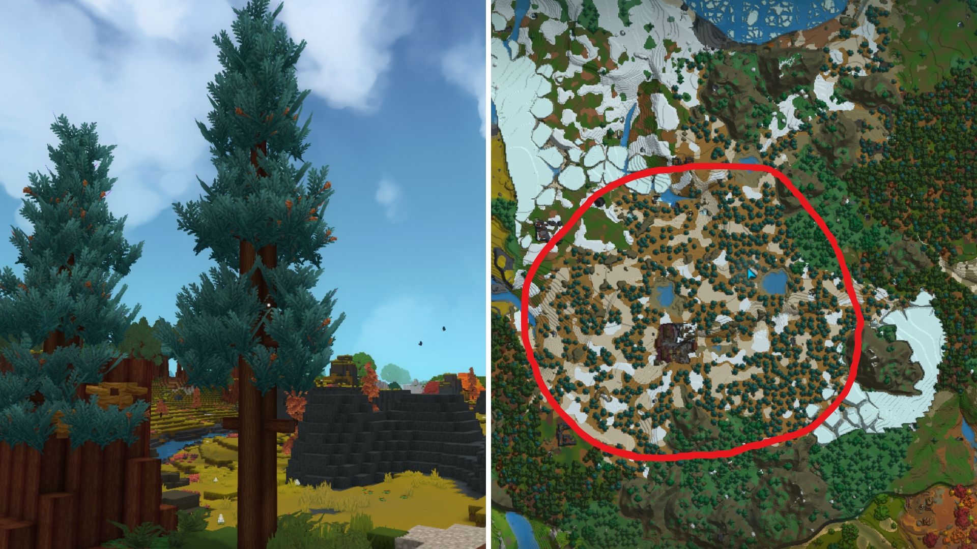 tronco de cedro Hytale