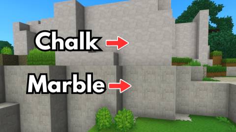 chalk vs marble in hytale