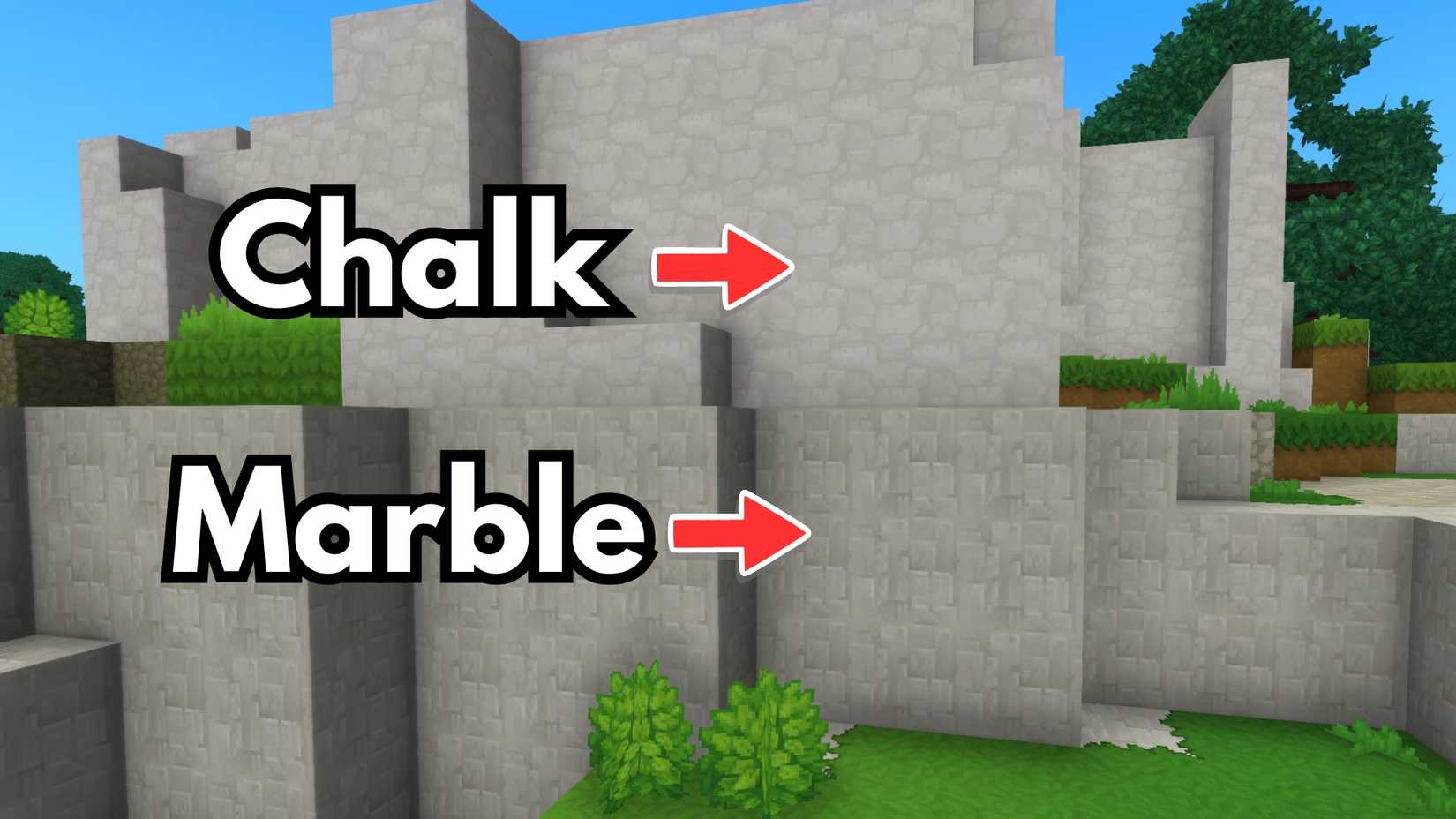 chalk vs marble in hytale