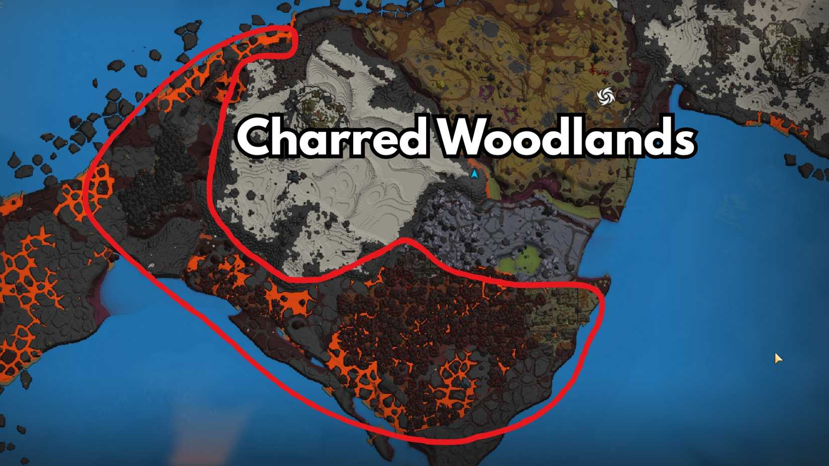 charred woodlands devastated lands hytale