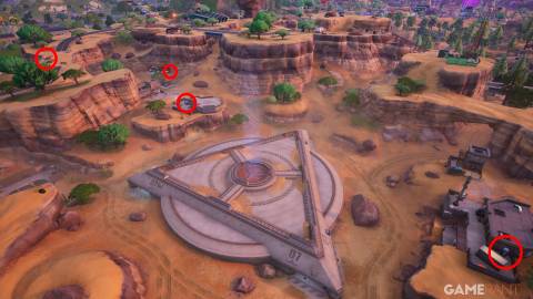 Classified Canyon & Collider Corridor Beta Flusher Locations in Fortnite - 2 