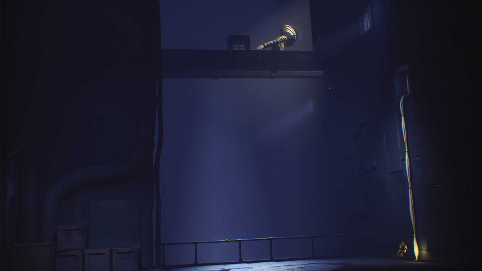 climb ropes under the warden in little nightmares
