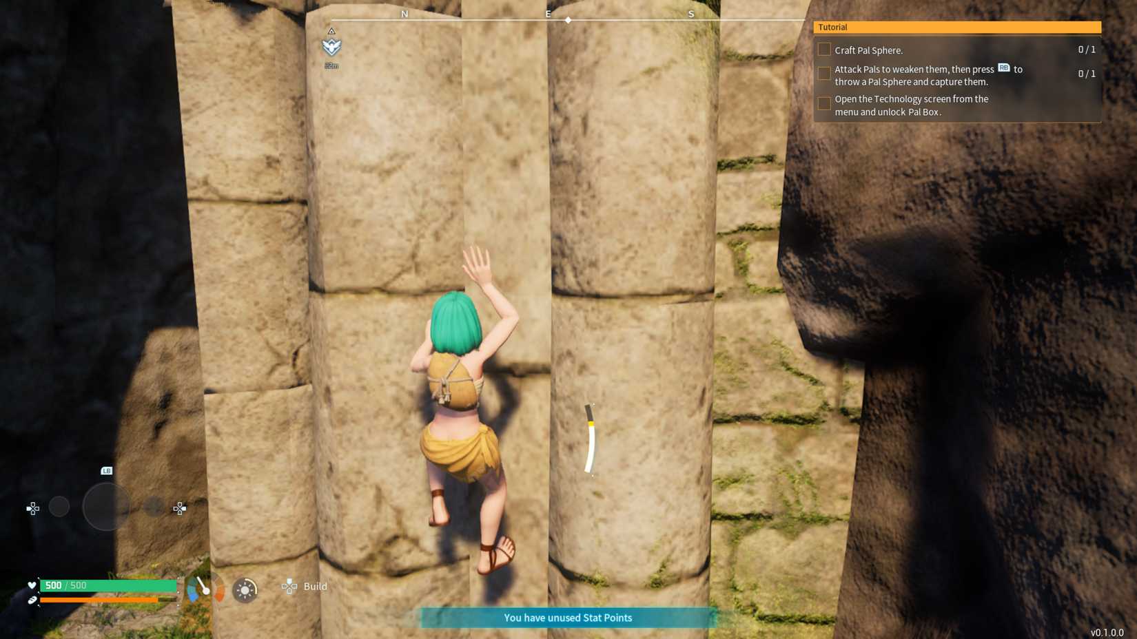 Climbing in Palworld (early access)
