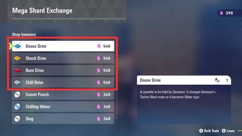 collecting four drives genesect in pokemon legends za mega dimension (3)