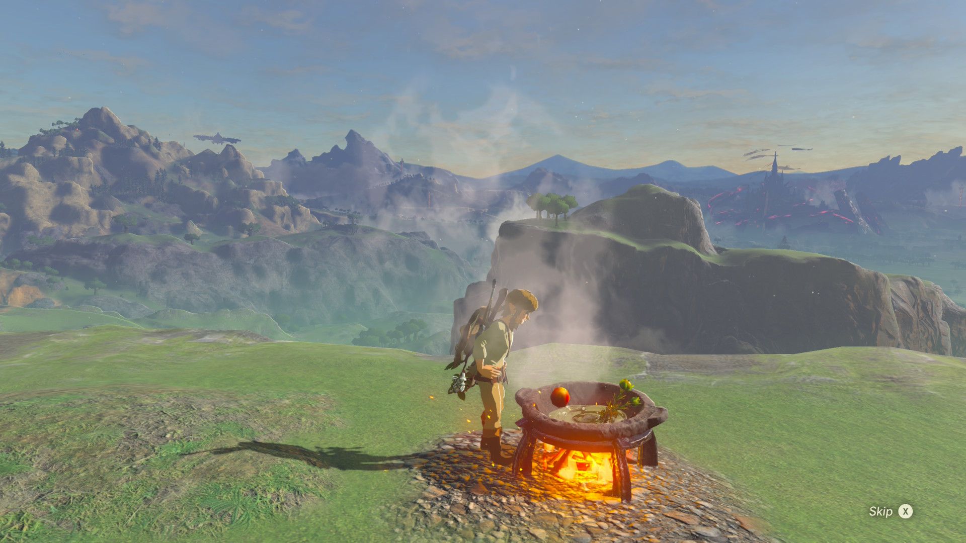 Cooking in The Legend of Zelda Breath of the Wild (Switch 2)