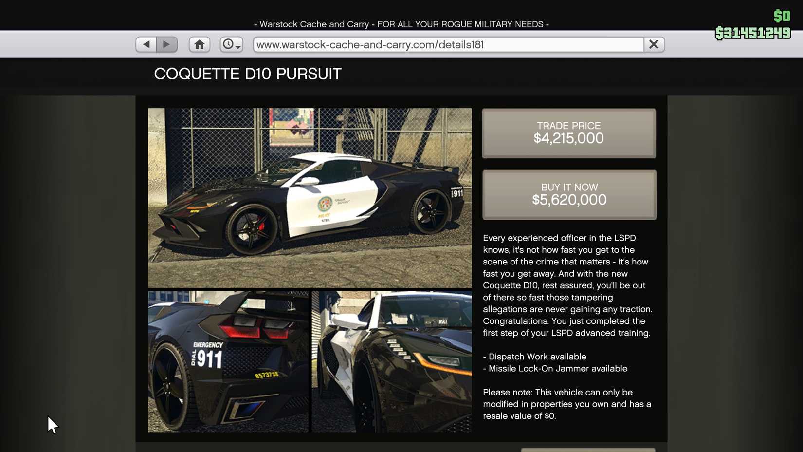 Coquette D10 Pursuit