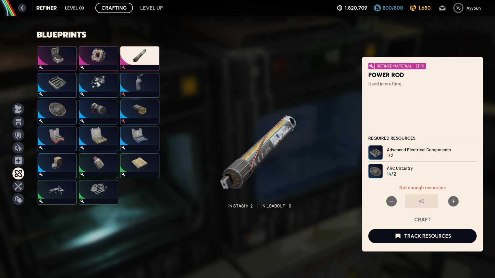 Create Power Rod ARC Raiders