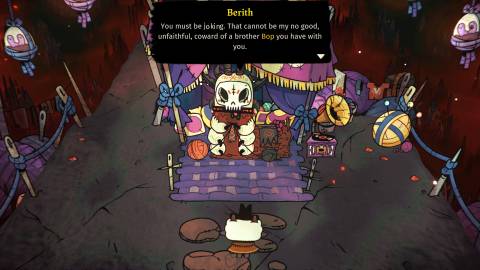 cult-of-the-lamb-cotl-woolhaven-dlc-how-bring-bop-berith-location-brothers-in-fashion 2