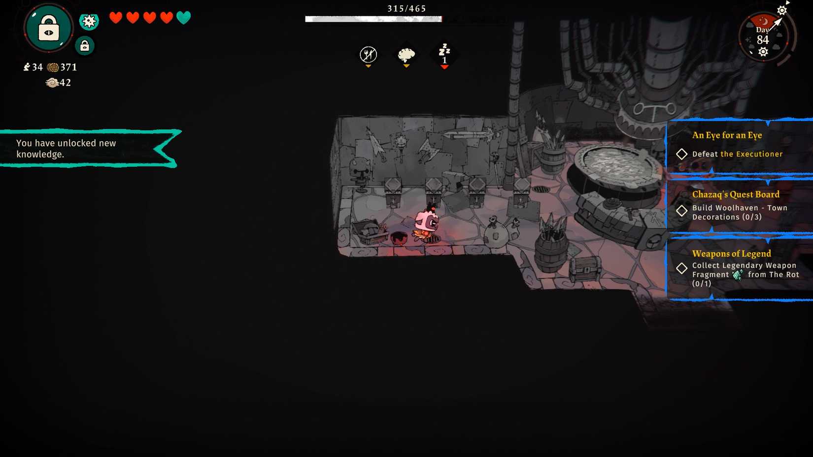 cult-of-the-lamb-cotl-woolhaven-dlc-how-get-all-legendary-weapon-fragment-location-rami-quest - weapons of legend quest