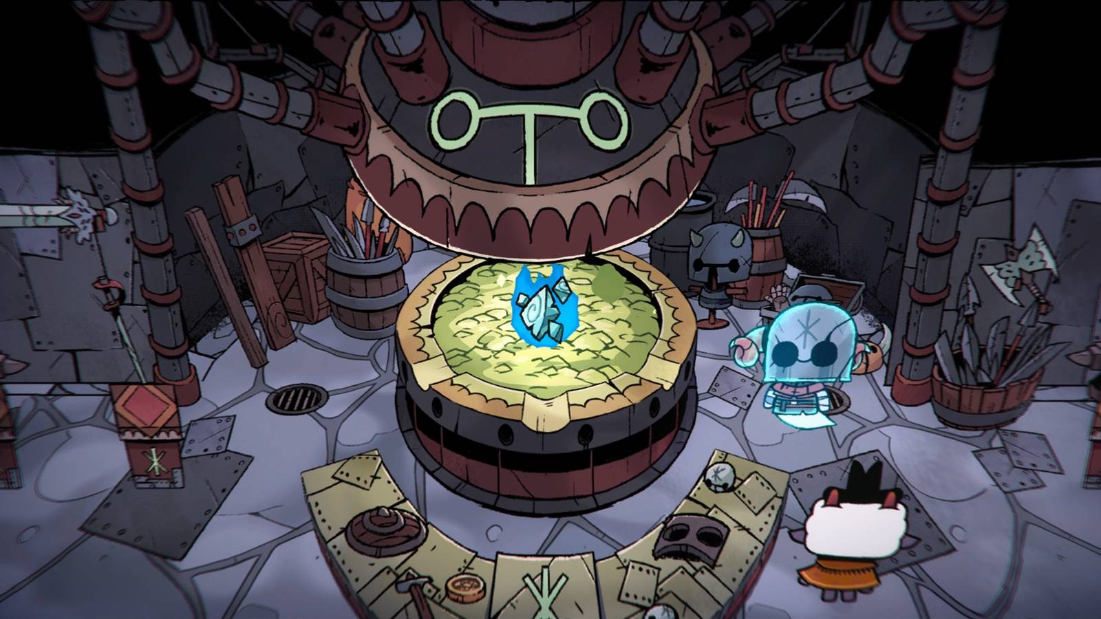 cult-of-the-lamb-cotl-woolhaven-dlc-how-get-all-legendary-weapon-fragment-location-rami-weapons of legend quest