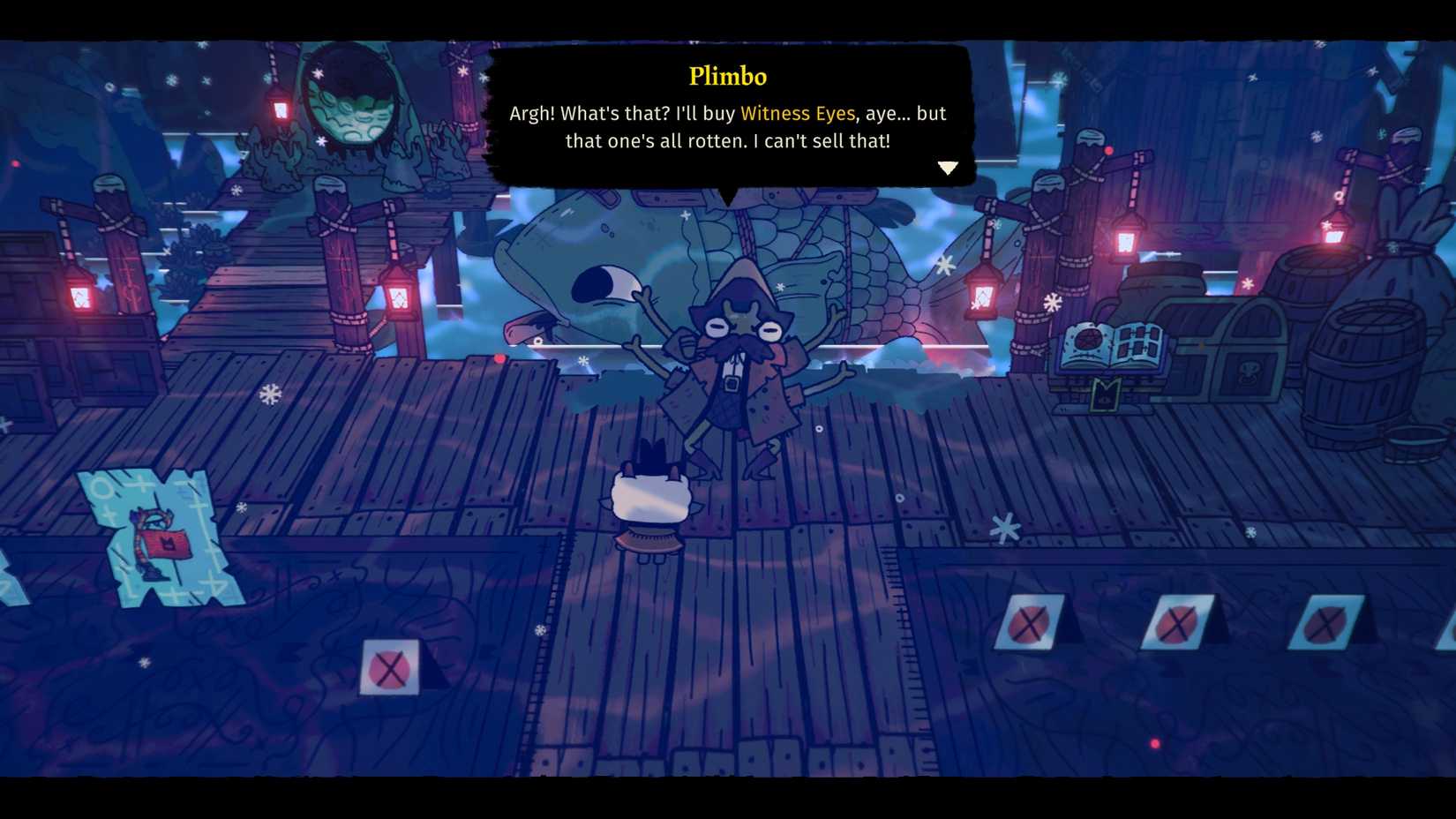 cult-of-the-lamb-cotl-woolhaven-dlc-how-to-use-the-rut-eyewitness-stranger-place-where-find - plimbo tips