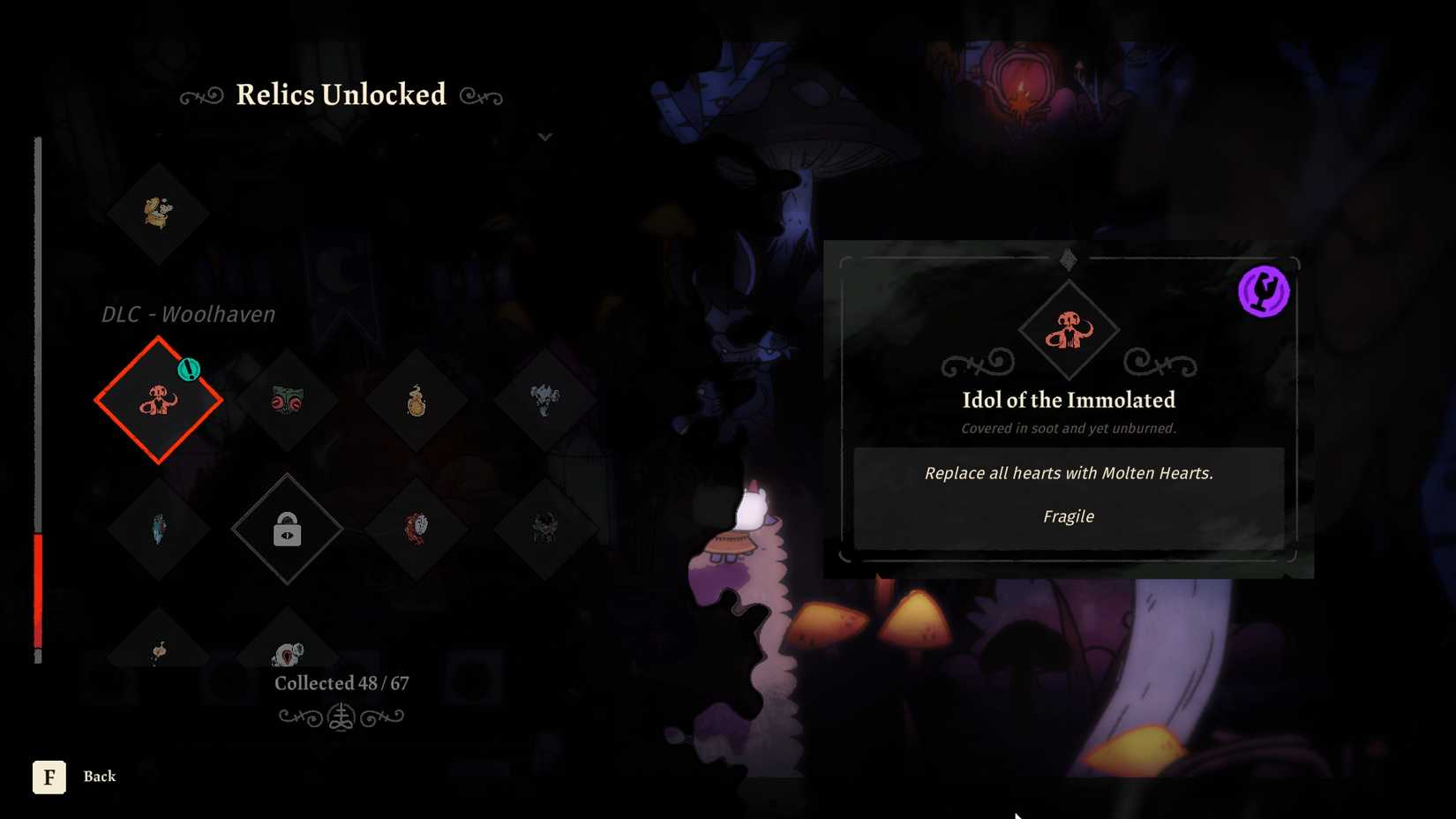 cult-of-the-lamb-cotl-woolhaven-dlc-how-use-rutten-eye-witness-stranger-place-where-find - talk to strangers quest