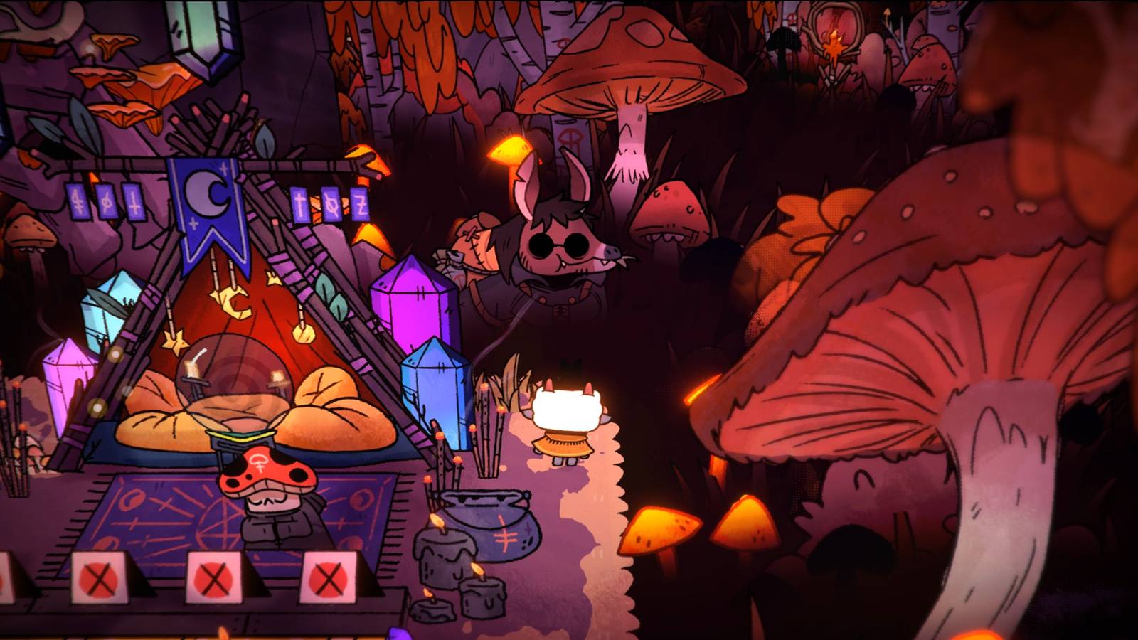 cult-of-the-lamb-cotl-woolhaven-dlc-how-use-rotten-eye-witness-stranger-location-where-find