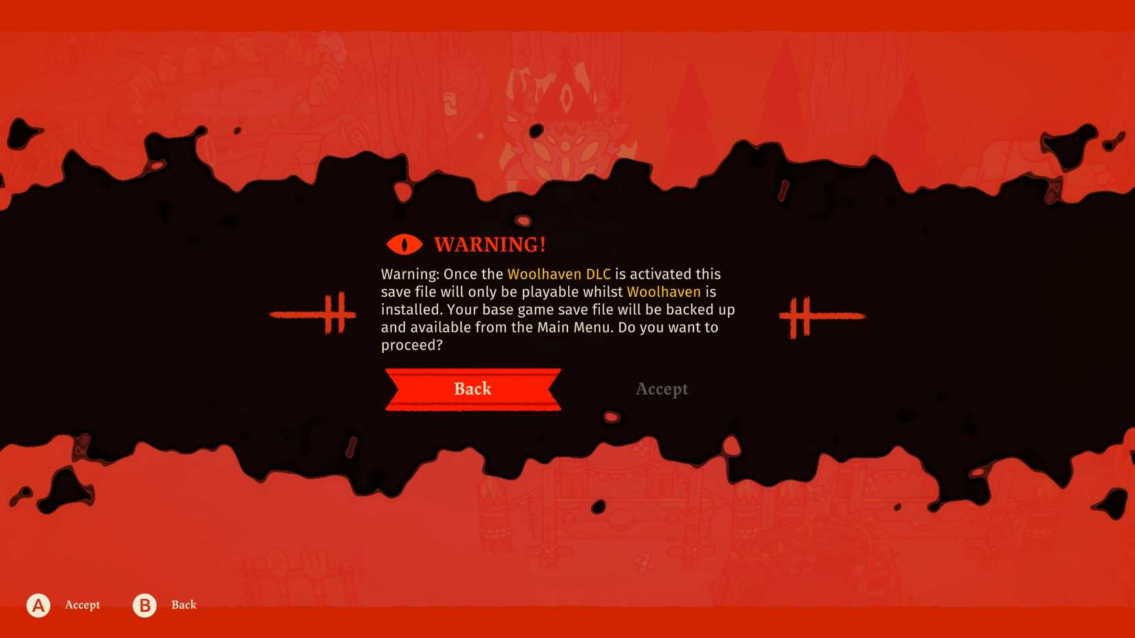 cult-of-the-lamb-how-start-woolhaven-dlc-begin-enter-warning