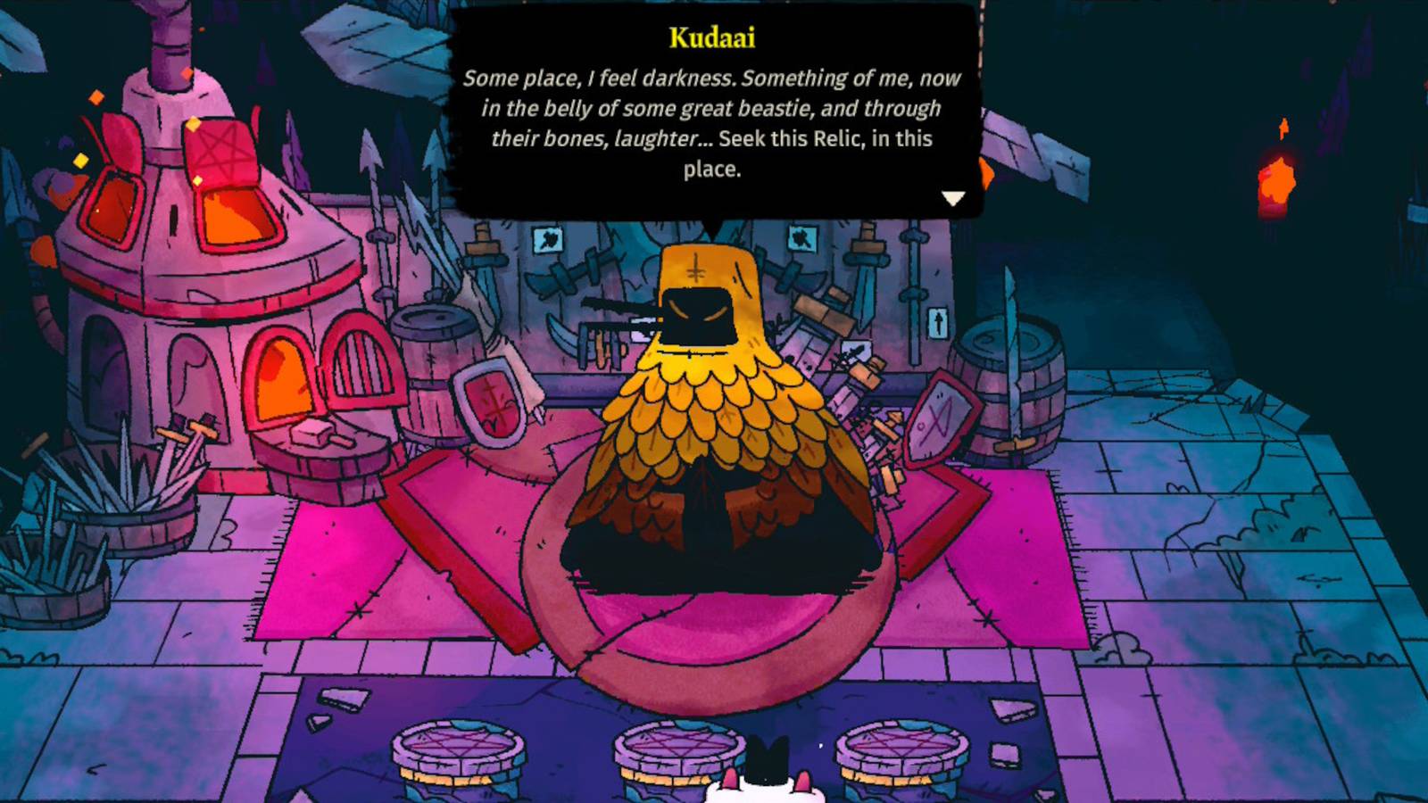 cult of the lamb kudaai relic quest