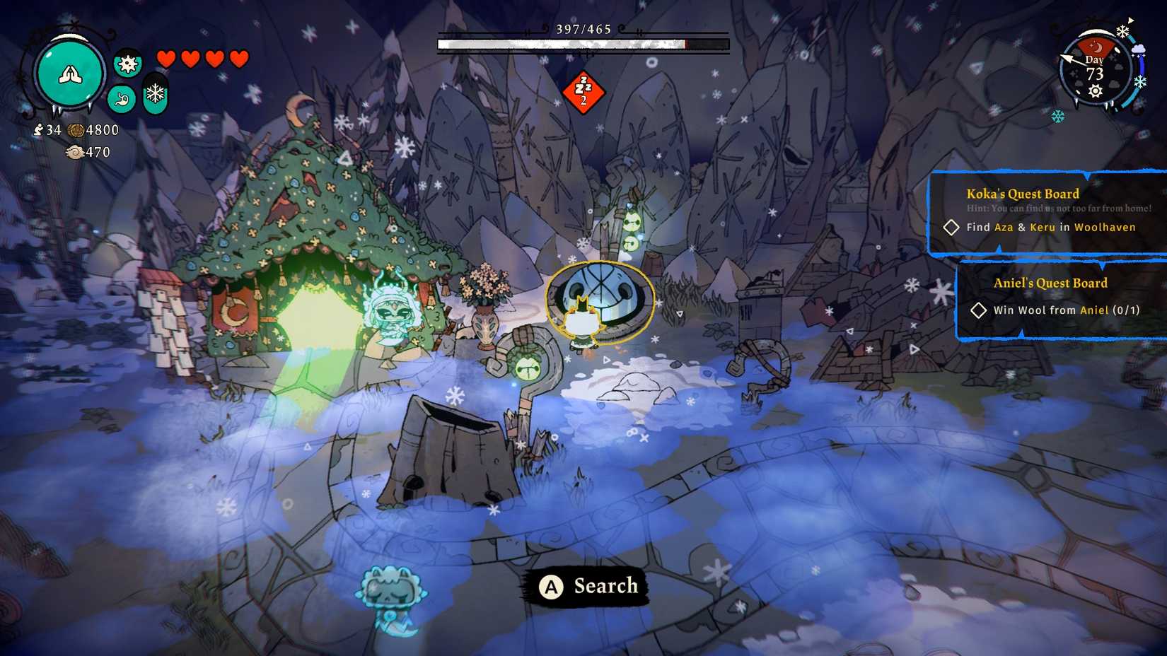 cult-of-the-lamb-woolhaven-dlc-aza-keru-locations-hide-seek-where-to-seek - in woolhaven