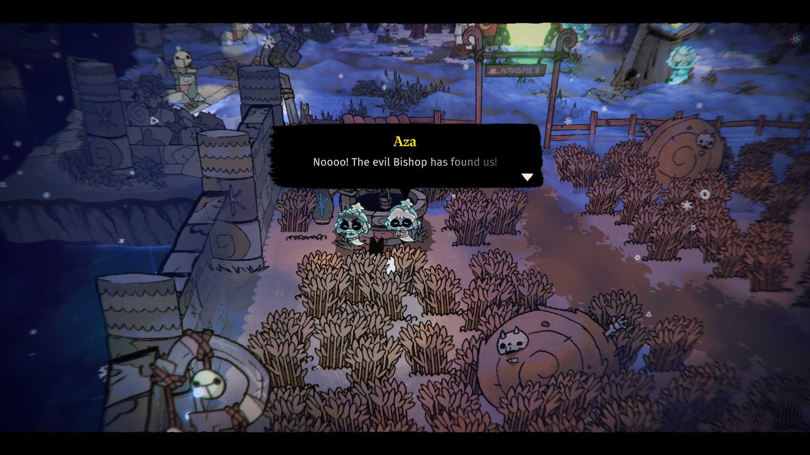 cult of the lamb-woolhaven-dlc-aza-keru-locations-hide-seek-where-to-seek - woolhaven