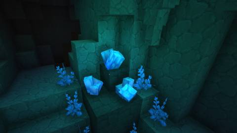 cyan crystal shard hytale