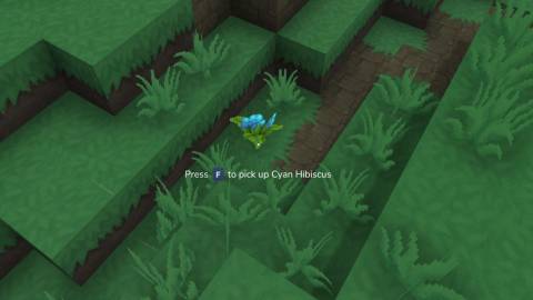 cyan hibiscus cyan petal hytale