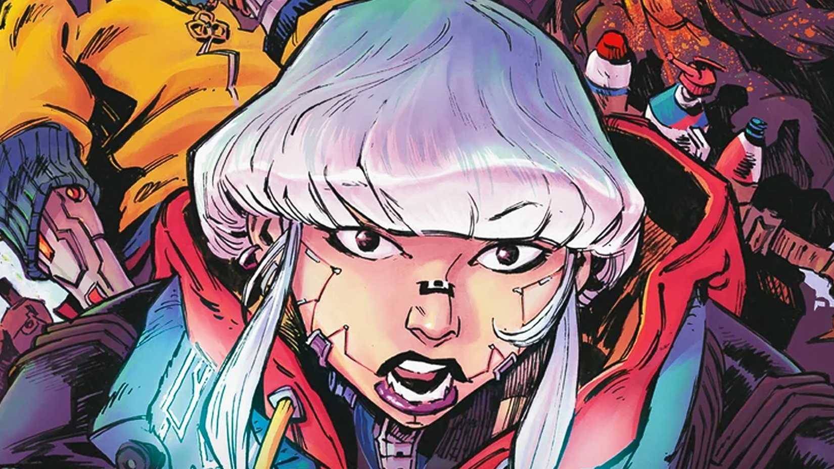 Cyberpunk 2077 Chrome Tommaso Bennato comic book cover 16x9 crop